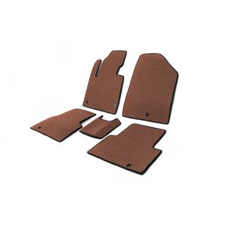 Floor Mats 5-Seater (EVA, Brown) photo 2