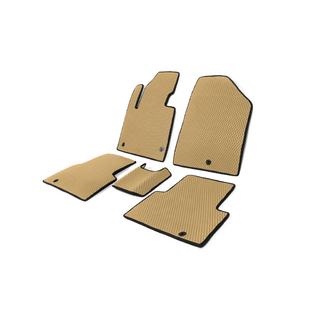 Floor Mats 5-Seater (EVA, Beige) Hyundai Santa Fe 3 2012-2018 photo 2