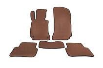 Mercedes C-class W204 2007-2015 EVA Floor Mats (Brown) photo 1