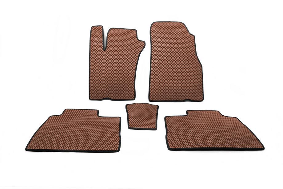 Mercedes ML W163 1997-2005 EVA Floor Mats (Brown) Image
