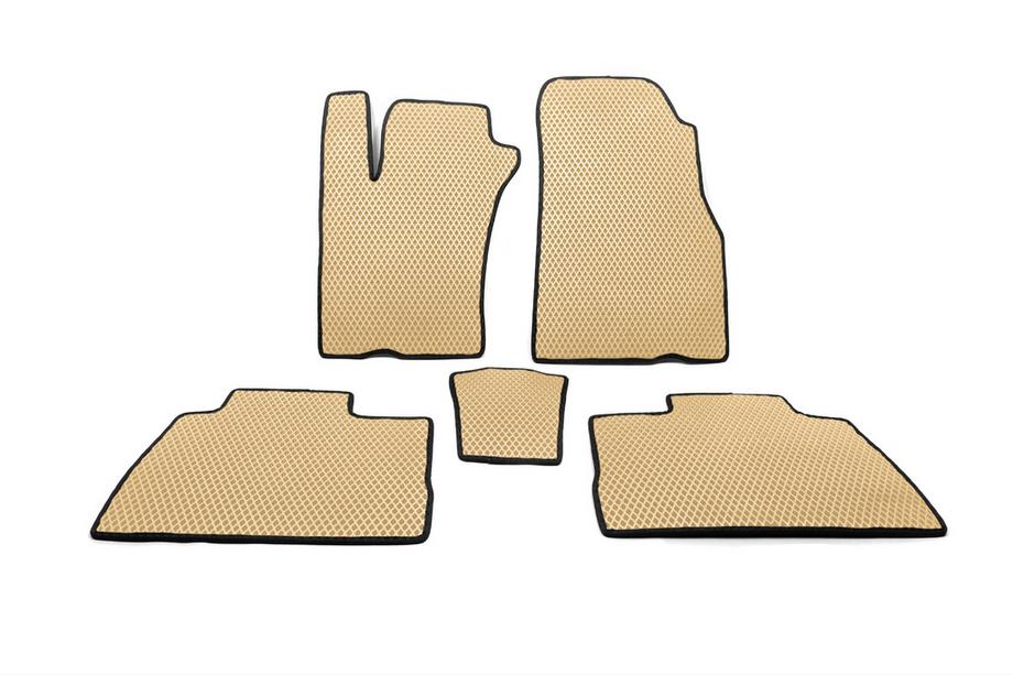 Mercedes ML W163 1997-2005 EVA Floor Mats (Beige) Image