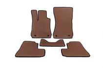 Mercedes S-class W221 2005-2013 EVA Floor Mats (Short, Brown) photo 1