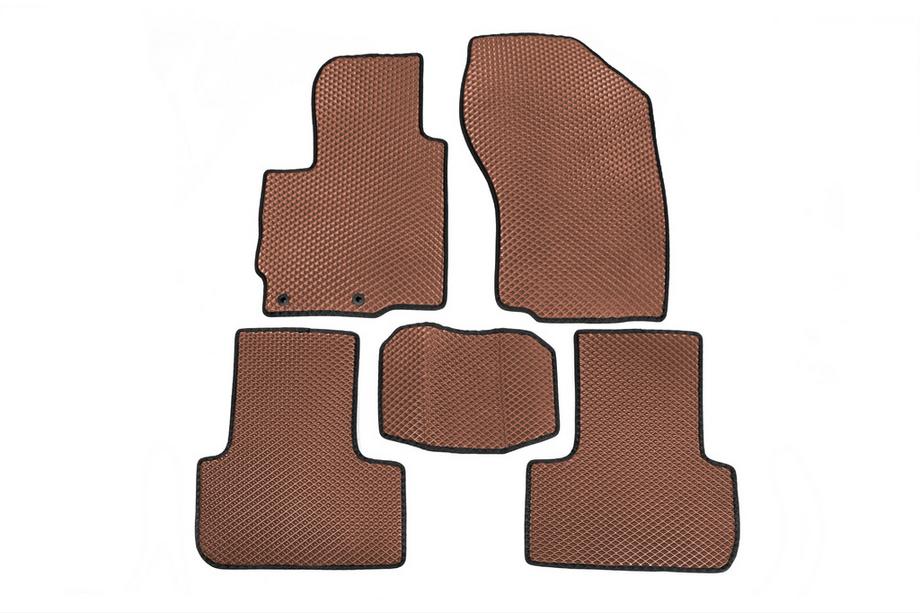 Mitsubishi ASX 2010-2023 EVA Floor Mats (Brown) Image