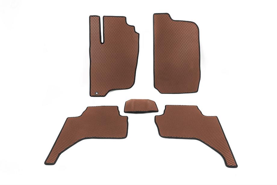 Mitsubishi L200 2006-2015 EVA Floor Mats (Brown) Image