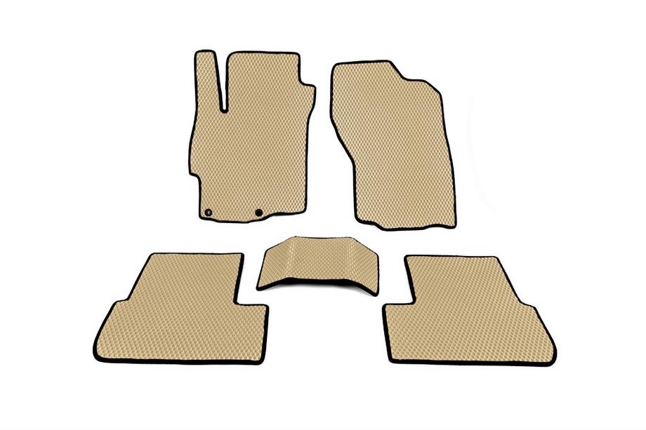 Mitsubishi Lancer X 2008- EVA Floor Mats Beige Image