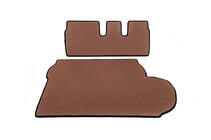 Mitsubishi Outlander 2006-2012 Trunk Mat (EVA, Brown) 7-Seater Without Subwoofer photo 1