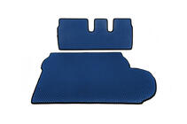 Mitsubishi Outlander 2006-2012 Trunk Mat (EVA, Blue) 7-Seater Without Subwoofer photo 1