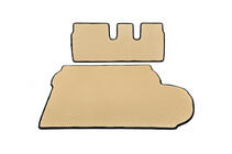 Mitsubishi Outlander 2006-2012 Trunk Mat (EVA, Beige) 7-Seater Without Subwoofer photo 1