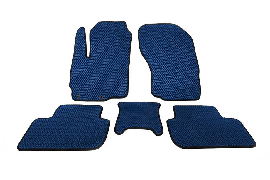 Mitsubishi Outlander 2012-2021 EVA Floor Mats (Blue) Image