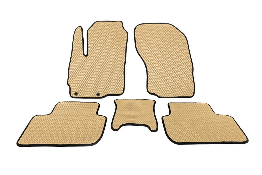 Mitsubishi Outlander 2012-2021 EVA Floor Mats (Beige) Image