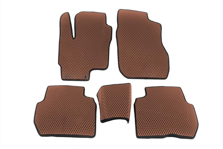 Mitsubishi Outlander 2012-2021 EVA Floor Mats P-HEV (Brown) Image