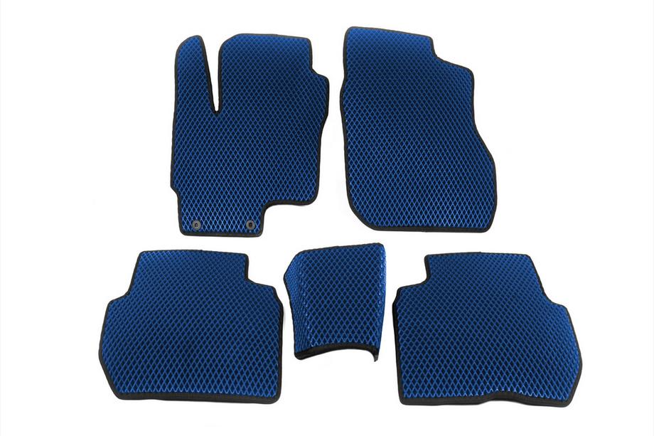Mitsubishi Outlander 2012-2021 EVA Floor Mats P-HEV (Blue) Image