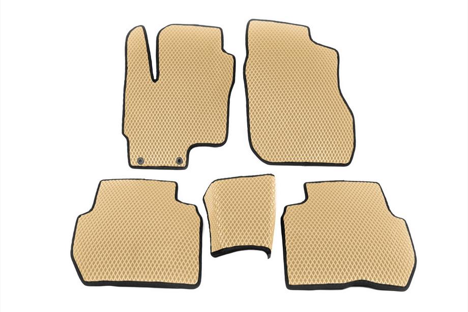 Mitsubishi Outlander 2012-2021 EVA Floor Mats P-HEV (Beige) Image