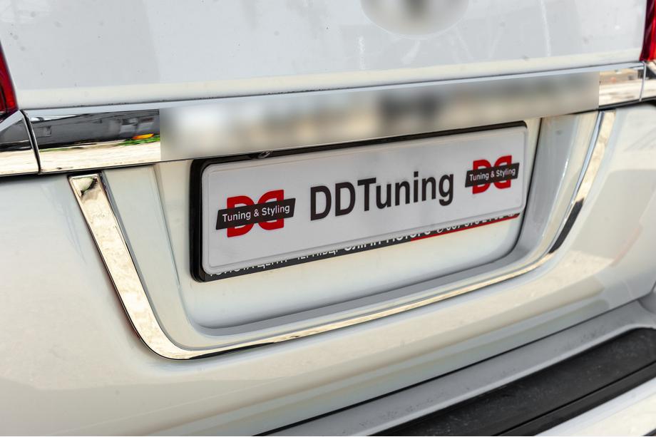 Toyota Land Cruiser 200 2007-2021 License Plate Trim OEM (2016+) Image