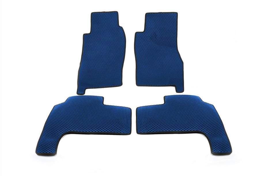 Nissan Patrol Y61 1997-2011 EVA Floor Mats (Blue) Image