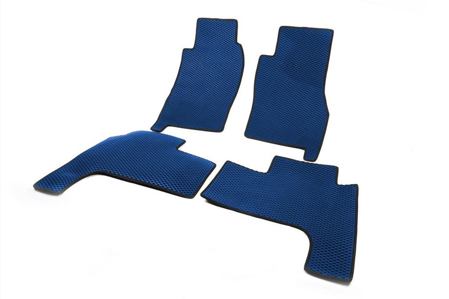 Nissan Patrol Y61 1997-2011 EVA Floor Mats (Blue) Short, 4 pcs (front and rear) Photo 2