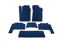 Nissan Patrol Y62 2010-2024 EVA Floor Mats 3 Rows (Blue) photo 1