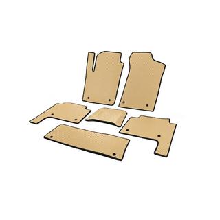 EVA Floor Mats 3 Rows Beige Nissan Patrol Y62 2010-2024 photo 2