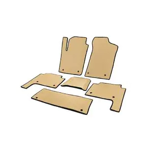 EVA Floor Mats 3 Rows Beige photo 2