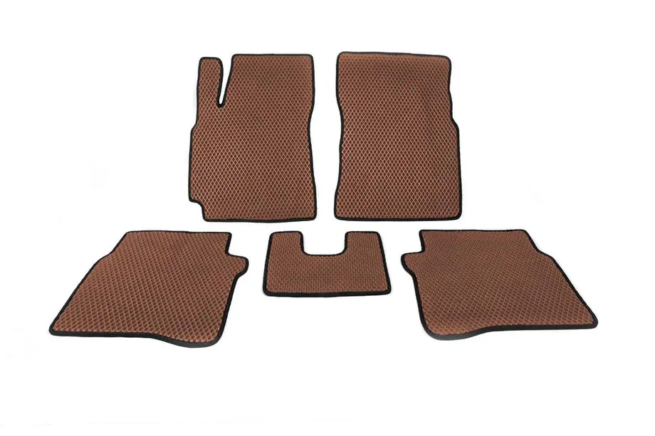 Nissan Primera P12 2002–2007 EVA Floor Mats (Brown) Image