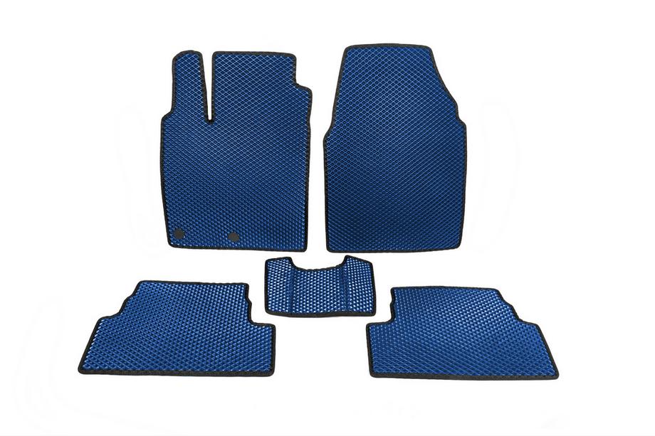 Nissan Qashqai 2007-2010 EVA Floor Mats (Blue) Image