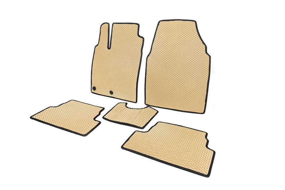 Nissan Qashqai 2007-2010 EVA Floor Mats Beige Photo 2