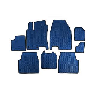 EVA Floor Mats for +2 (3 Rows, Blue) Nissan Qashqai 2010-2014 photo 1