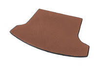 Nissan Qashqai 2010-2014 Trunk mat for +2 (long, EVA, Brown) photo 2