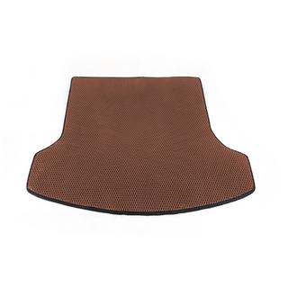 Trunk mat for +2 (long, EVA, Brown) Nissan Qashqai 2010-2014 photo 1