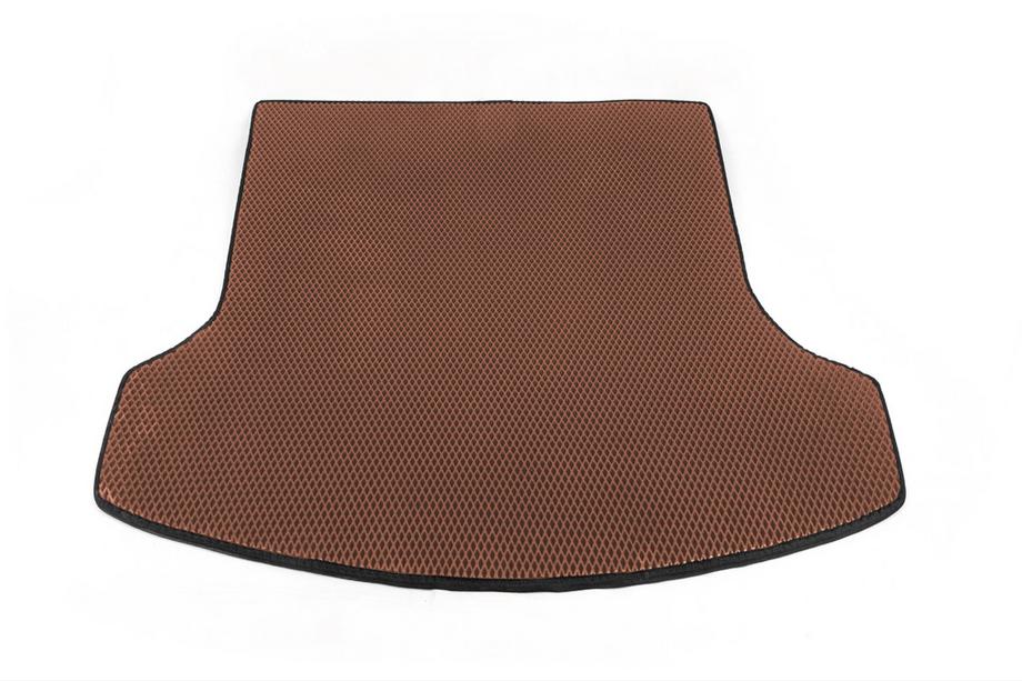 Nissan Qashqai 2010-2014 Trunk mat for +2 (long, EVA, Brown) Image
