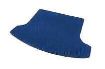 Nissan Qashqai 2010-2014 Trunk mat for +2 (long, EVA, Blue) photo 2