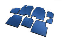 Nissan Qashqai 2007-2010 EVA Floor Mats for +2 (3 Rows, Blue) photo 2