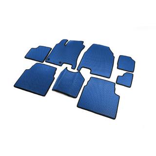 EVA Floor Mats for +2 (3 Rows, Blue) Nissan Qashqai 2007-2010 photo 2