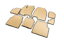 Nissan Qashqai 2007-2010 EVA Floor Mats for +2 (3 Rows, Beige) photo 2