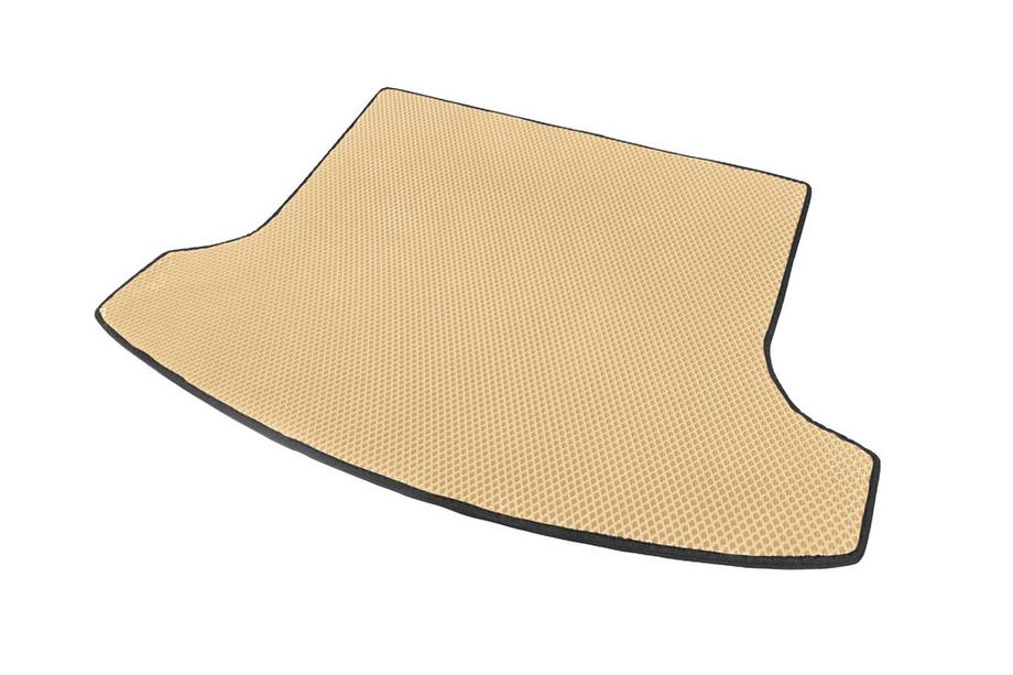 Nissan Qashqai 2007-2010 Trunk mat for +2 (long, EVA, Beige) Photo 2