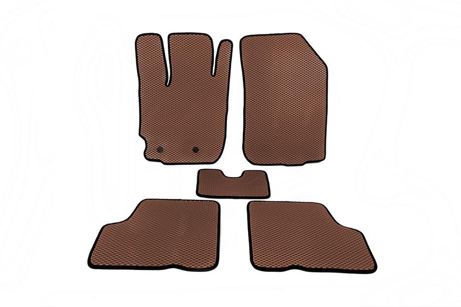 Nissan Terrano 2014- EVA Floor Mats (Brown) Image