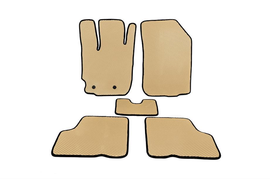 Nissan Terrano 2014- EVA Floor Mats (Beige) Image