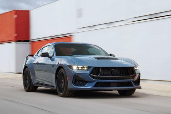 The seventh generation of the Ford Mustang sports coupe