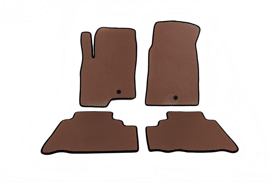 Opel Antara 2006-2017 EVA Floor Mats (Brown) Image