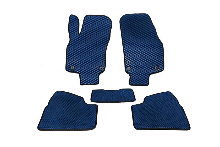 Opel Astra H 2004-2013 EVA Floor Mats (Blue) Image