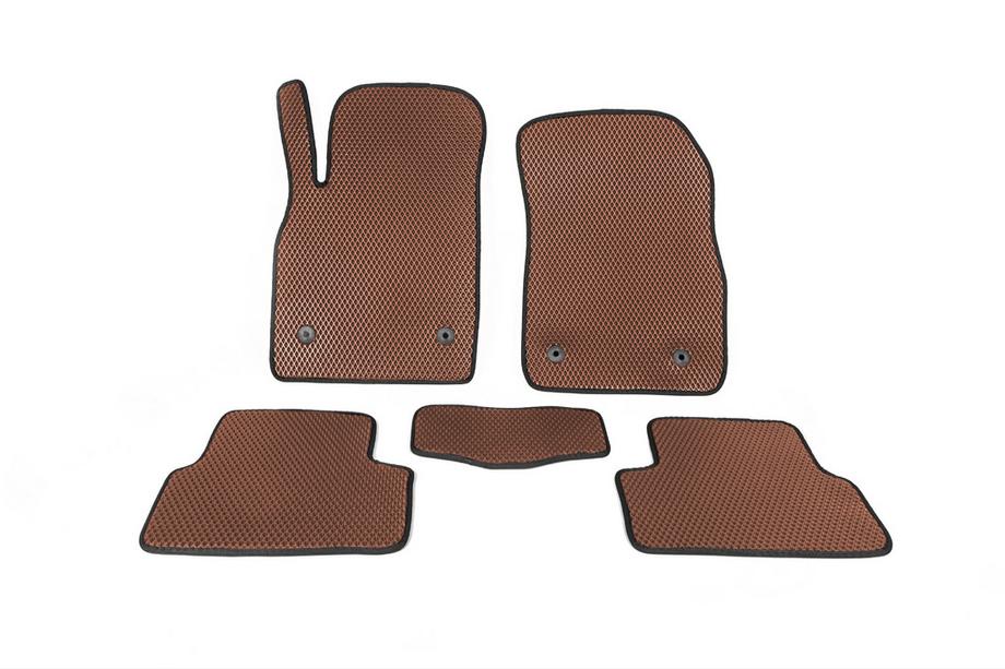 Opel Astra J 2009-2015 EVA Floor Mats (Brown) Photo 1
