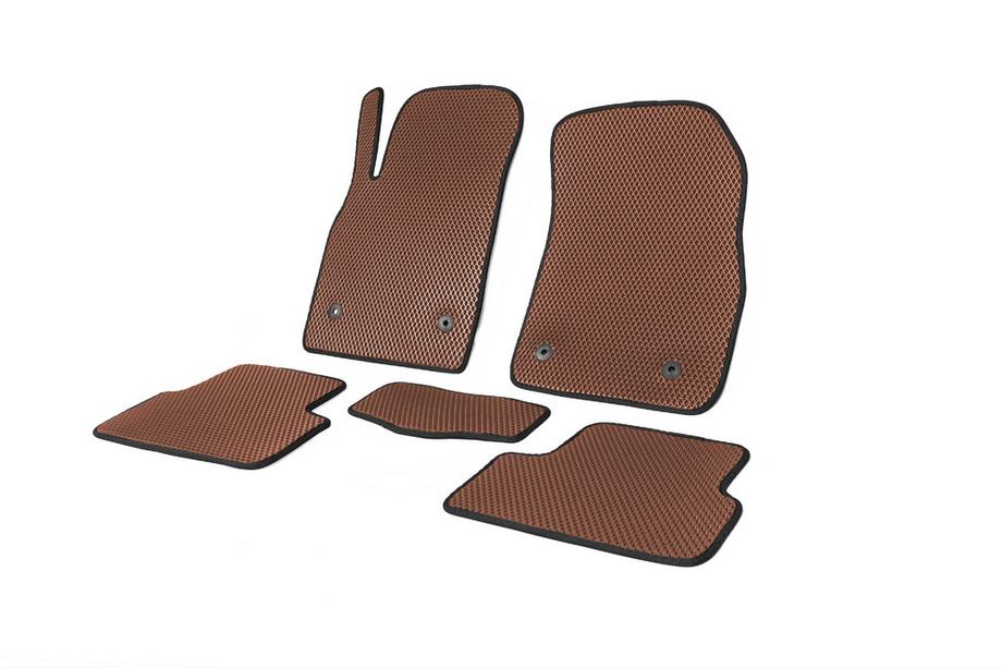 Opel Astra J 2009-2015 EVA Floor Mats (Brown) Photo 2