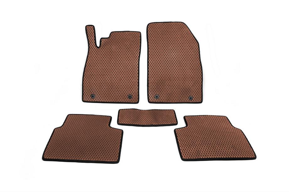 Opel Insignia 2008-2017 EVA Floor Mats (Brown) Image