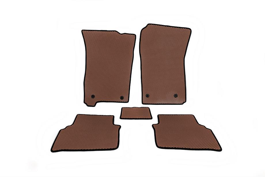 Opel Meriva 2002-2010 EVA Floor Mats (Brown) Image