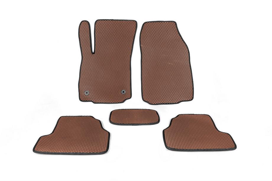 Opel Mokka 2012-2021 EVA Floor Mats (Brown) Image