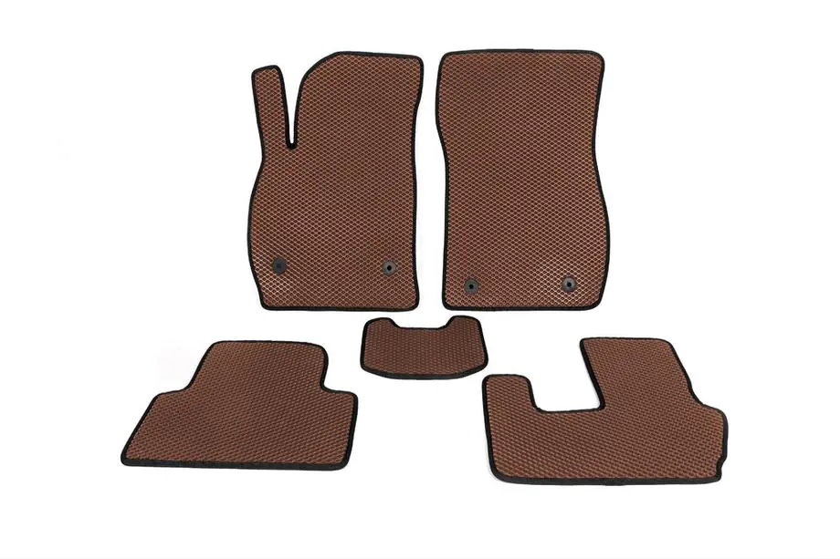 Opel Zafira C Tourer 2011-2019 EVA Floor Mats (Brown) Image