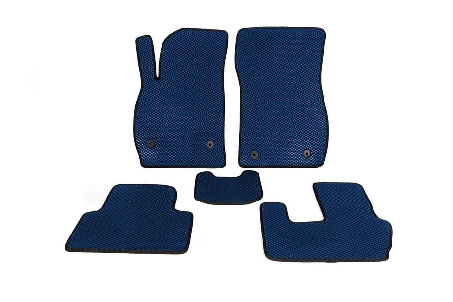 Opel Zafira C Tourer 2011-2019 EVA Floor Mats (Blue) Image