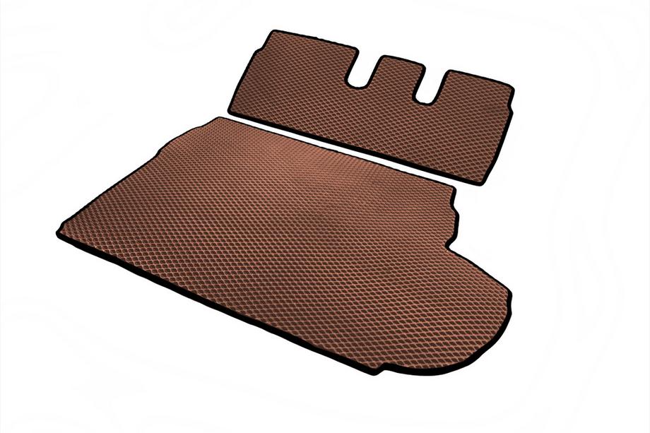 Peugeot 4007 2007-2013 Trunk Mat (EVA, Brown) 7-Seater Photo 4