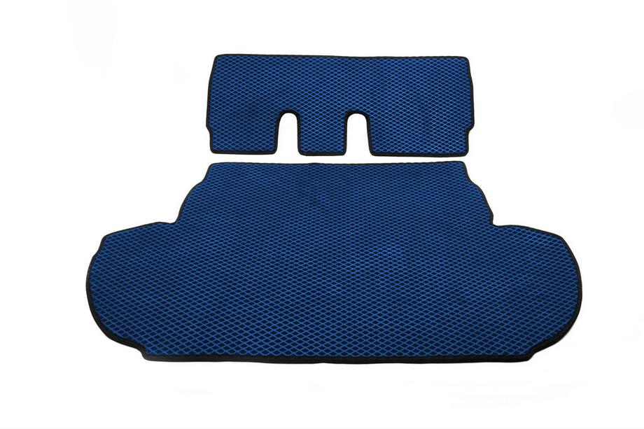 Peugeot 4007 2007-2013 Trunk Mat (EVA, Blue) 7-Seater Without Subwoofer Image