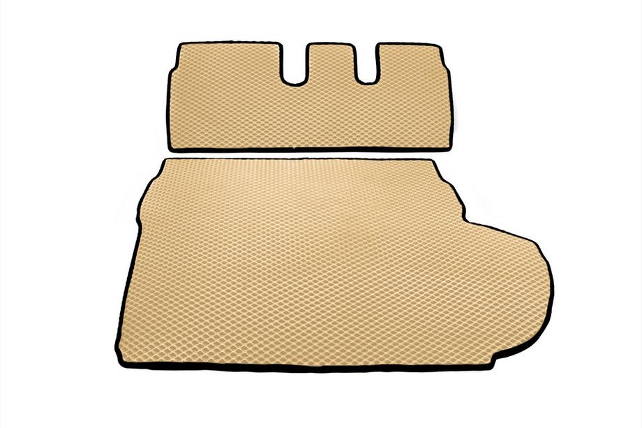 Peugeot 4007 2007-2013 Trunk Mat (EVA, Beige) 7-Seater With Subwoofer Photo 2